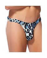 Male power anaconda white thong