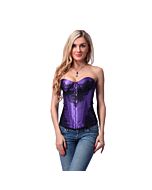 Intimax morgana purple corset