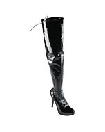 Boot above the knee black
