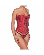 Intimax red corset albertina