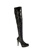 Boot above the knee black inci
