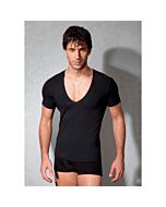 Doreanse black v-neck Shirt