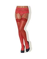 Kiss me enticingly red garter belt
