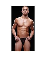 Envy black mesh thong