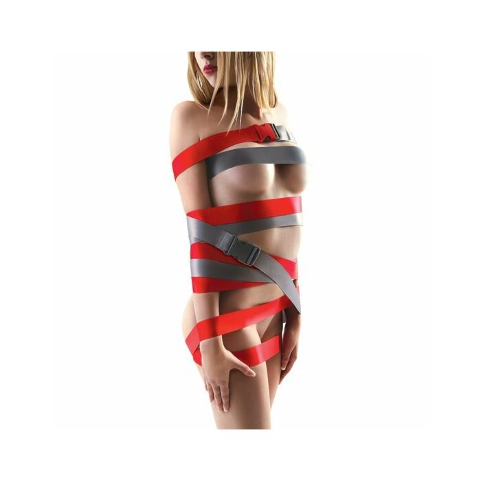 Strapease-xl bondage straps 4ft red