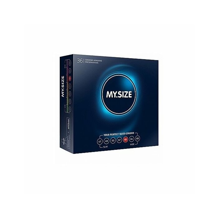 My size natural latex condom 60 width 36 pcs