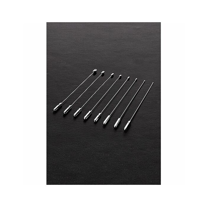 Rosebud urethral sounds - 8 pieces set