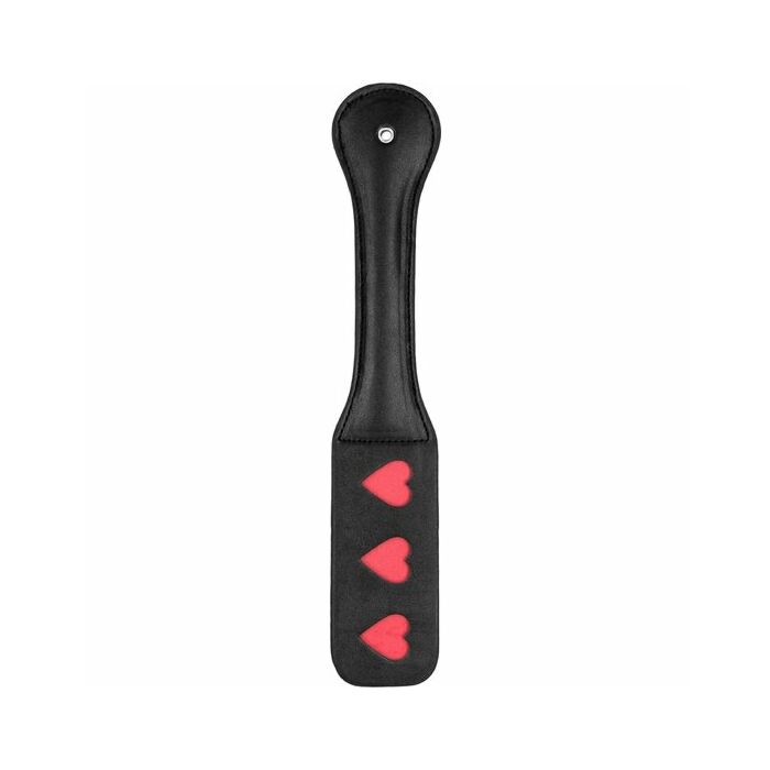 Ouch! paddle - hearts - black