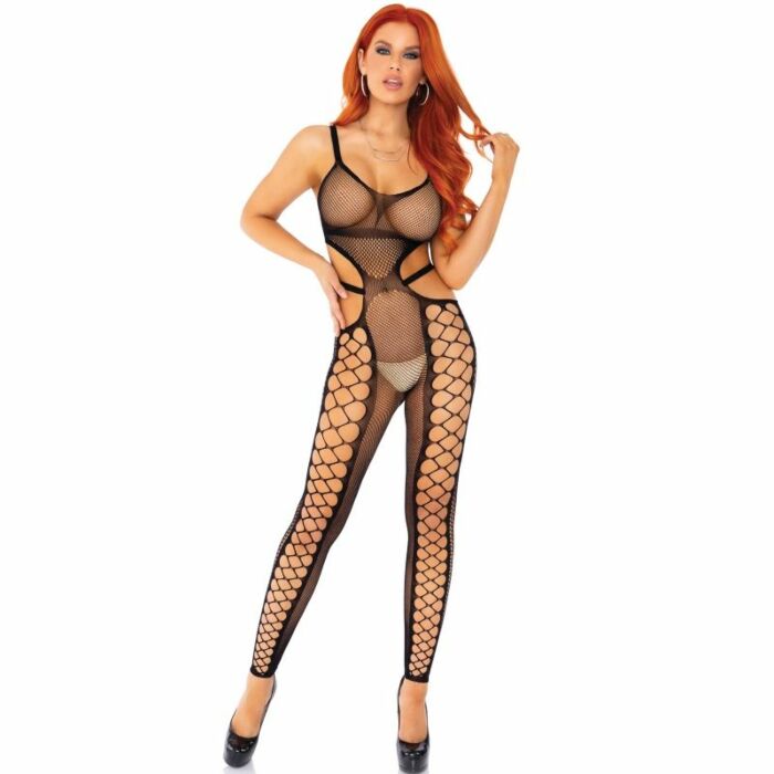 Leg avenue net footless bodystocking one size