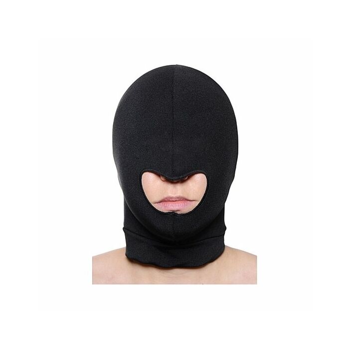 Blow hole open mouth spandex hood
