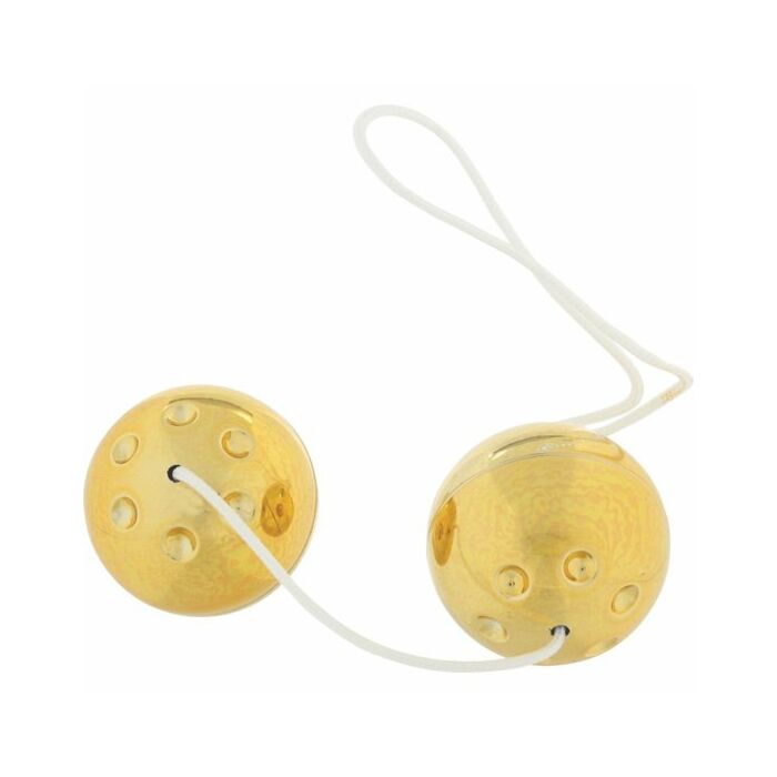 Gold metal balls