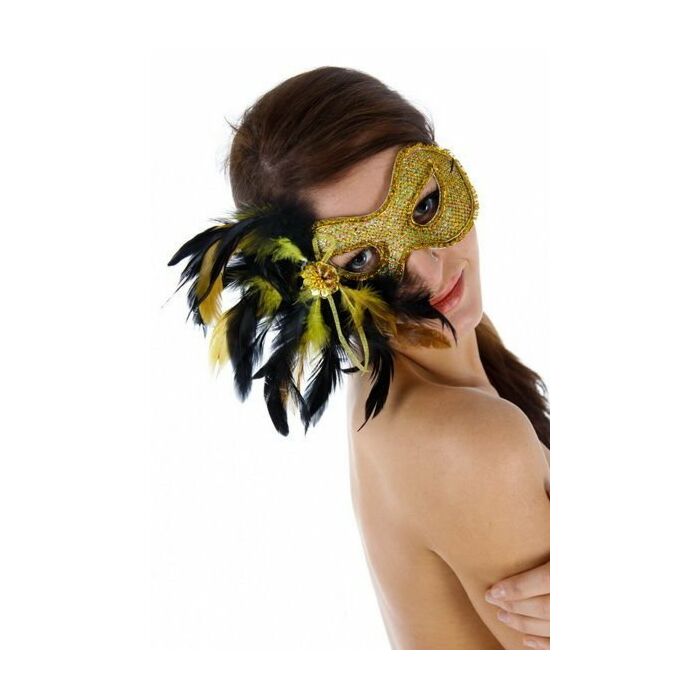 Eyemask venecianne yellow