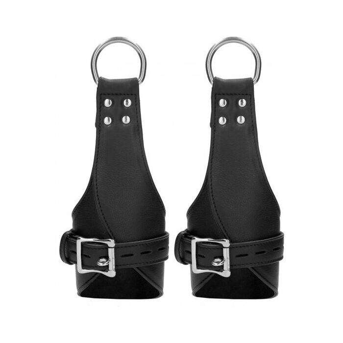 Suspension wrist bondage handcuffs black