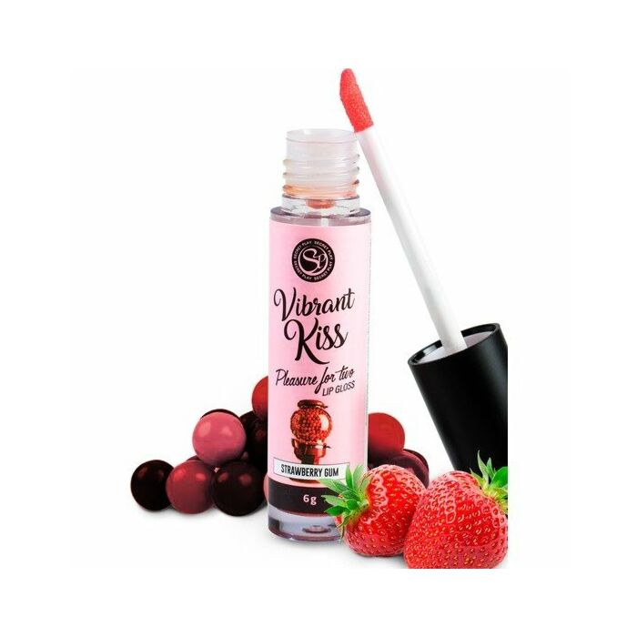 Vibrant Kiss Lip Gloss - Bubblegum Strawberry