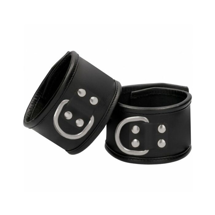 Restraint handcuff with padlock black