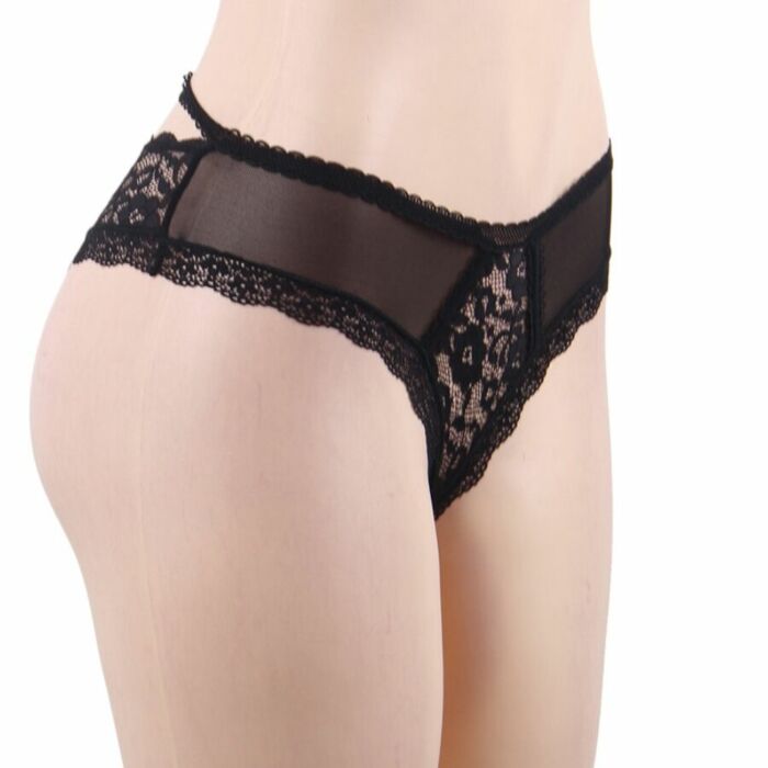 Queen lingerie floral lace panties s / m