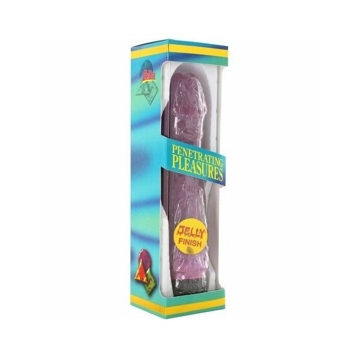 Jelly vibrator lavender pene 20 cm.