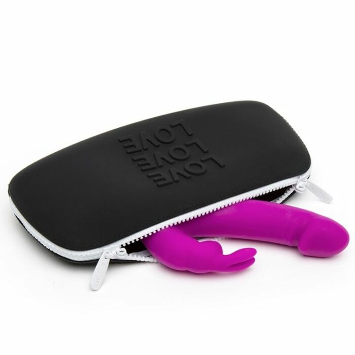 Happy rabbit storage case medium black