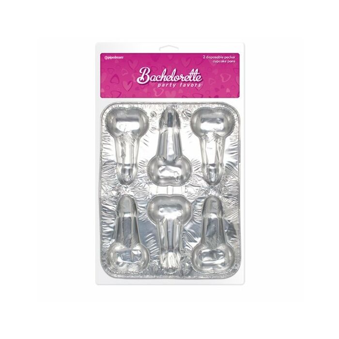 Bachelorette 2 disposable pecher cupcake pans