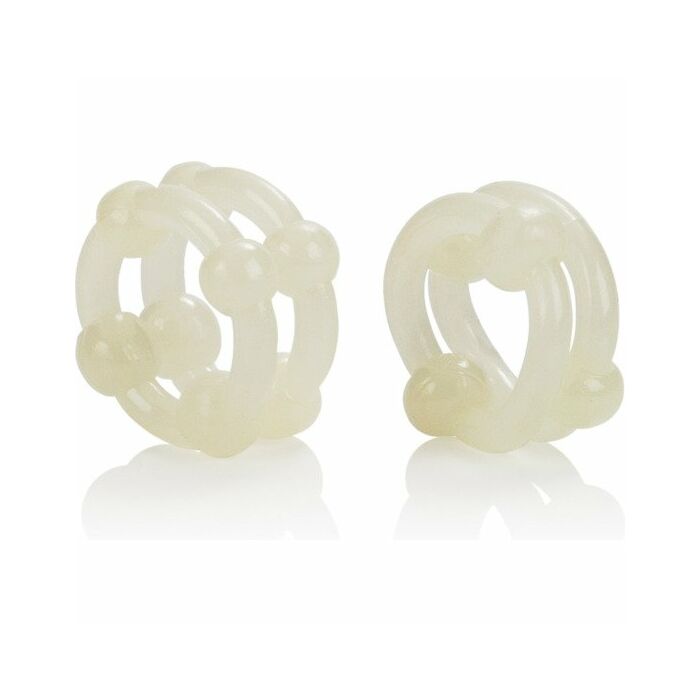 Island rings oduble stacker glow