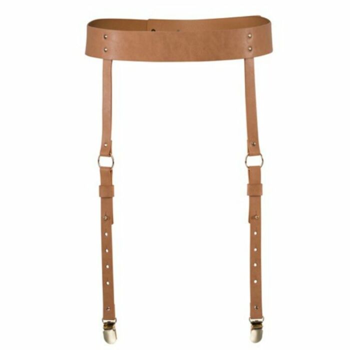 Maze - suspender belt brown