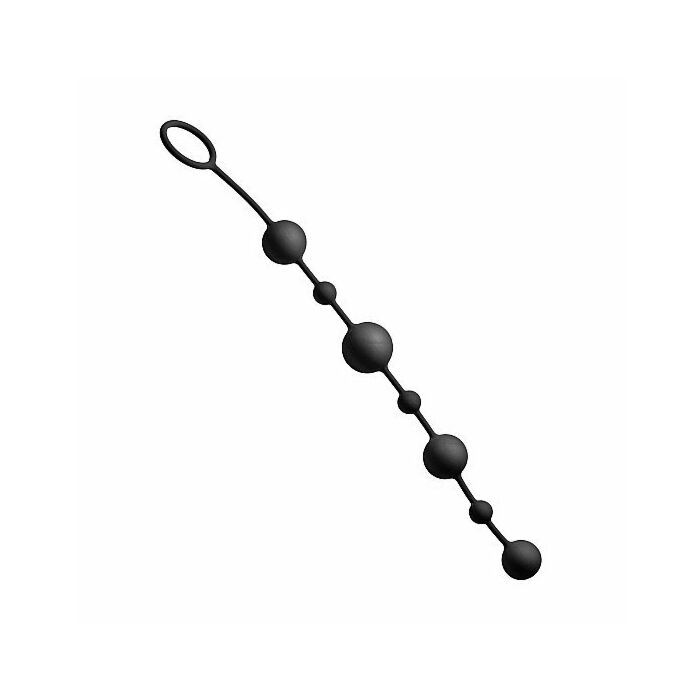 Linger graduated silicone anal beads