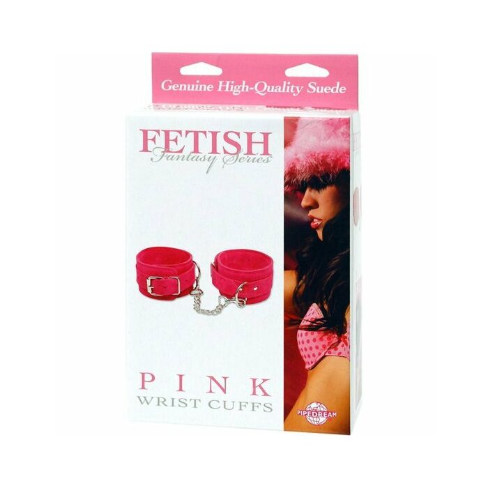 Fetish fantasy wrist cuffs pink