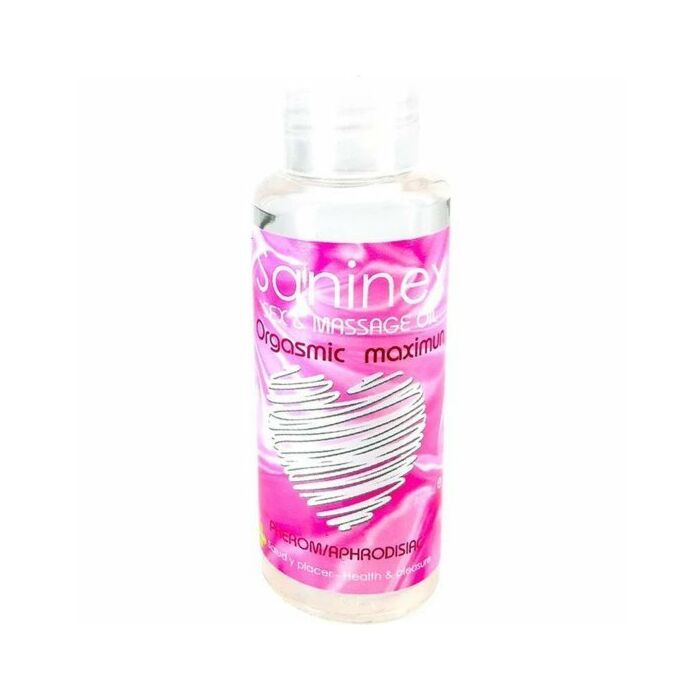 Saninex orgasmic maximun sex and massage oil 100 ml
