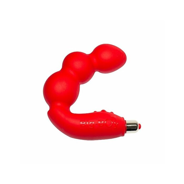 Big-boy 7 speed big double prostate massager red
