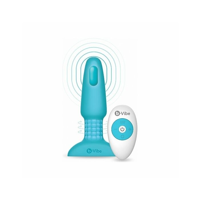 B-vibe rimming remote control plug 2 teal