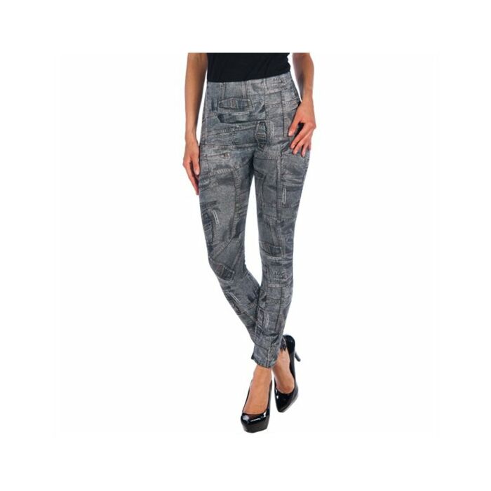 Intimax legging caza bleua gris