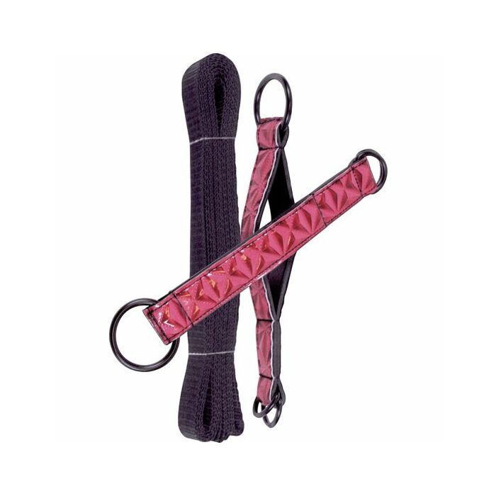Sinful bed restraint straps pink
