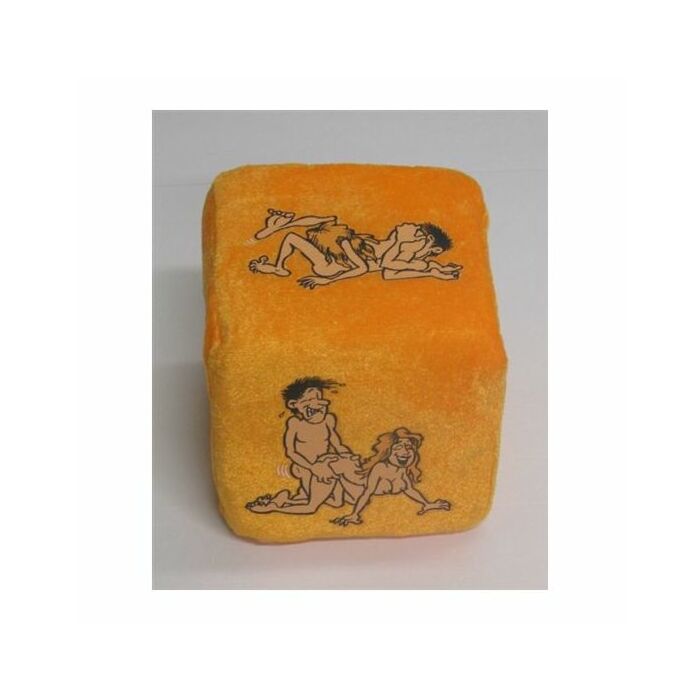 Dice orange cloth posture