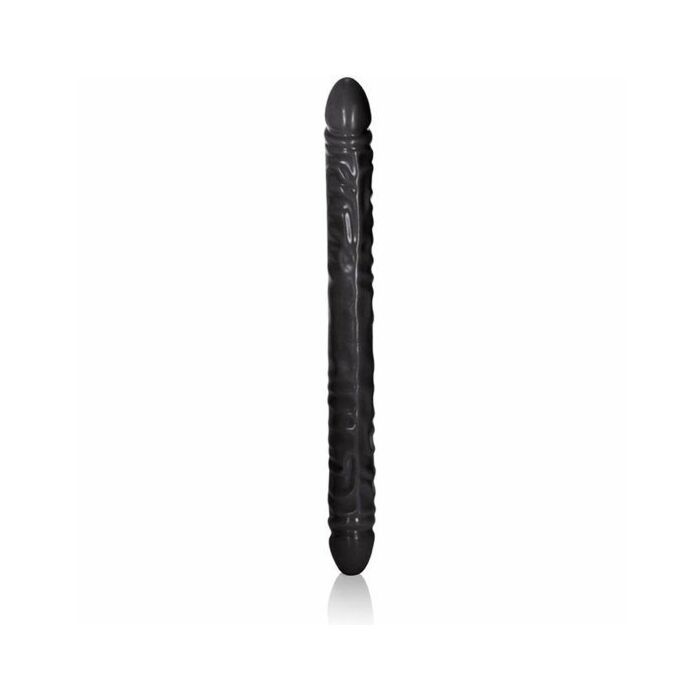 Black jack veined double dong 18 inch - black