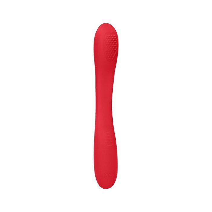 Double ended vibrator flex red