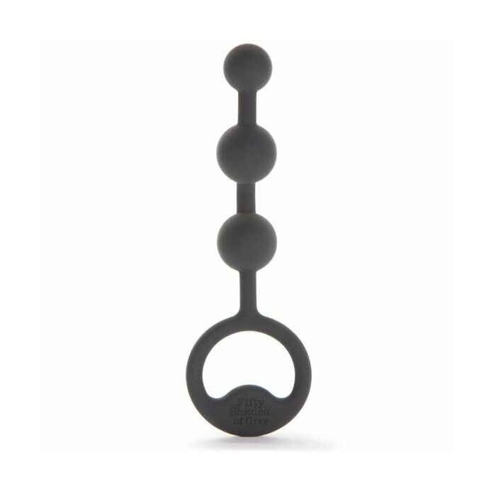Fifty shades of grey silicone anal beads