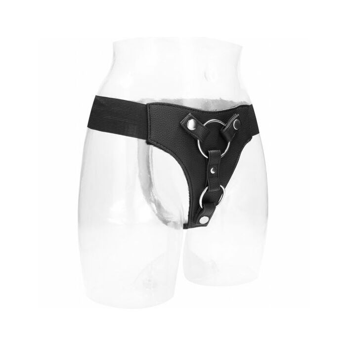 Double penetration harness - black