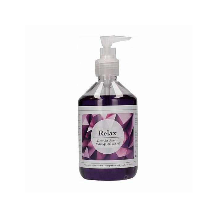 Relax - lavender scented massage oil - 500ml