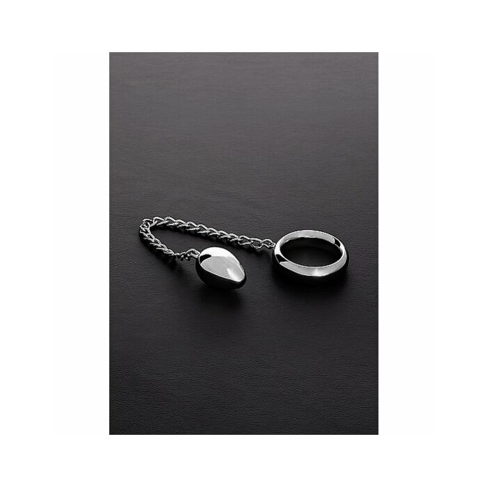 Donut c-ring anal egg (50/50mm) with chain