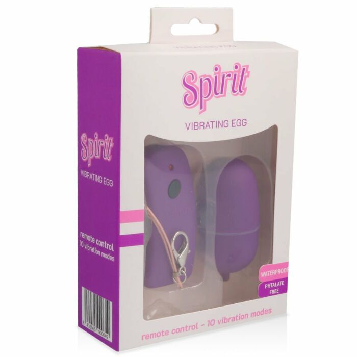Spirit vibrating egg remote control purple