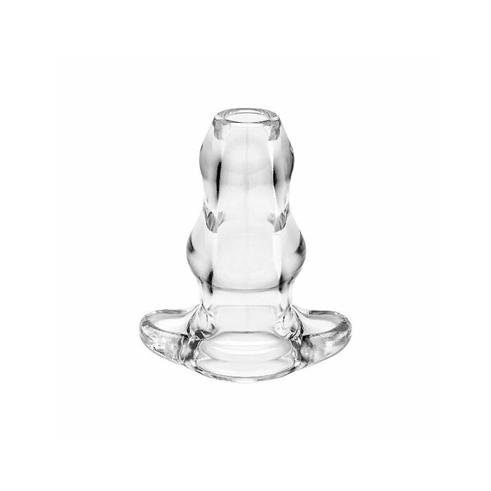 Perfect fit double tunnel plug l large - clear