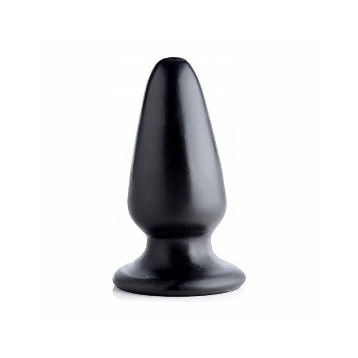 Gigantor xxxl tapered butt plug  black