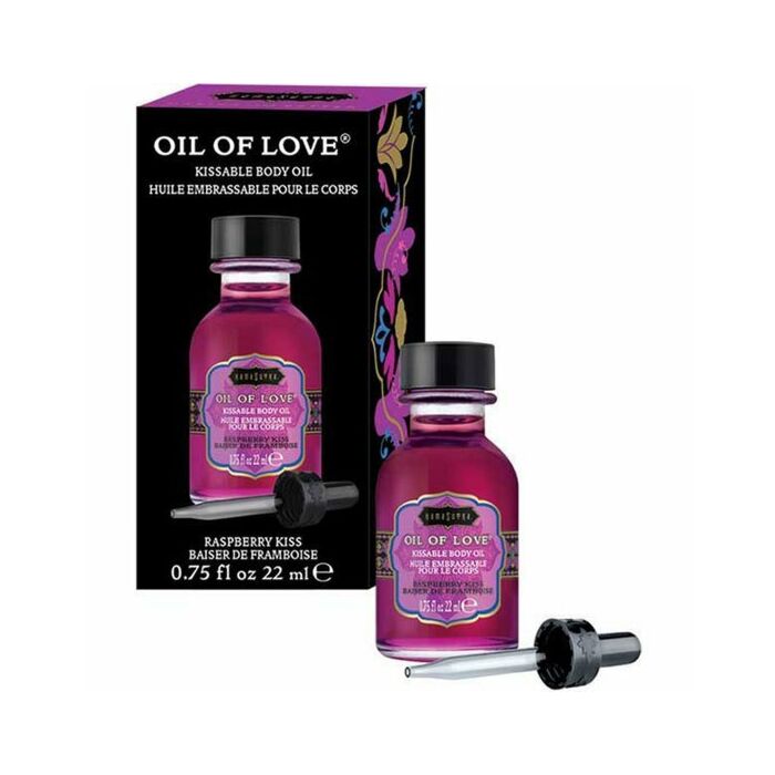 Kamasutra kissable oil of love foreplays raspberry 22 ml