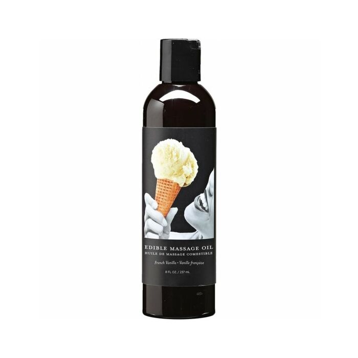Earthly body vanilla edible massage oil