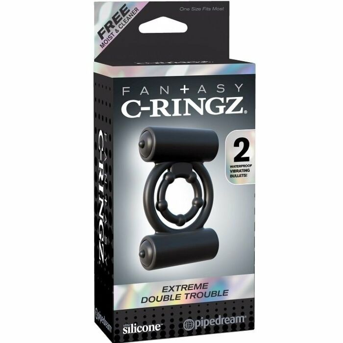 Fantasy c-ringz extreme double trouble black