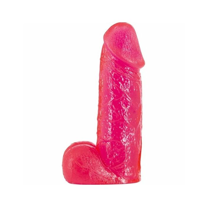Realistic penis with testicles - 15cm - red