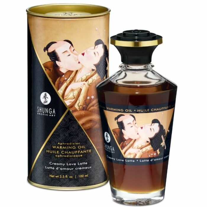 Shunga aphrodisiac warming oil creamy love latte 100 ml