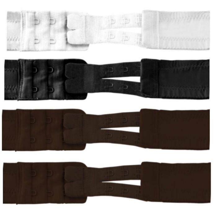 Byebra -flexible bra extenders 2 hook 4 units