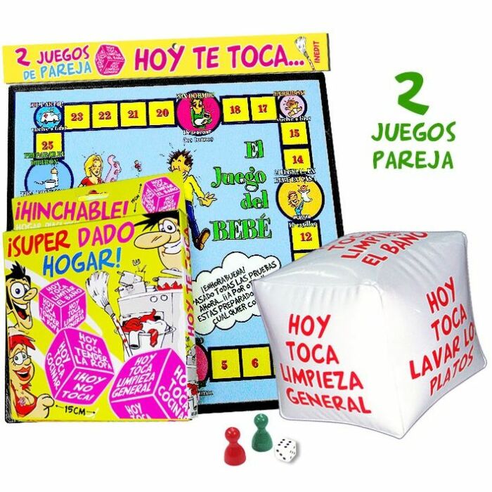 Dos juegos (bebã + dado)