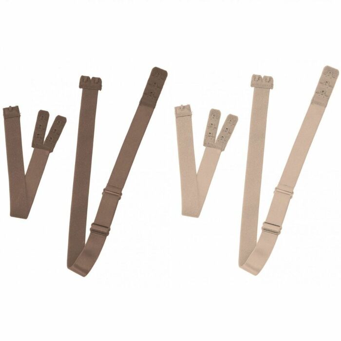 2 low back straps 2 rows beige